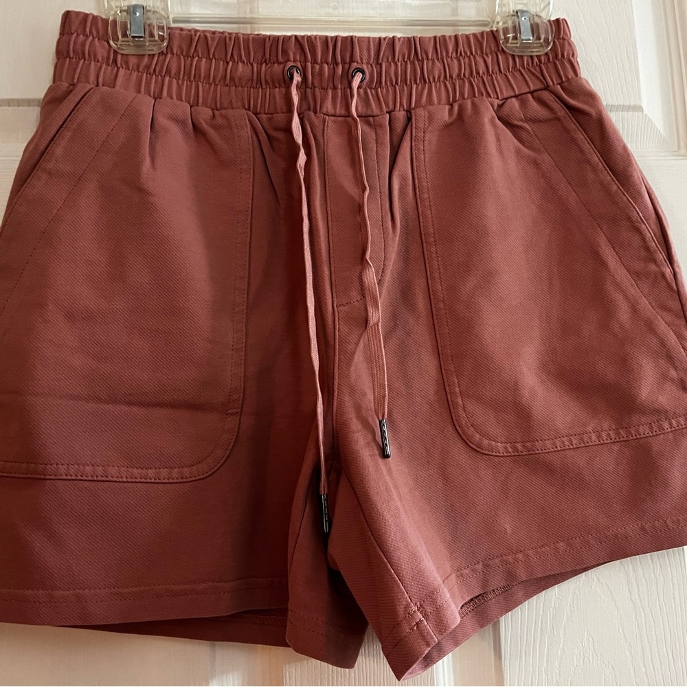Market & Spruce/women’s NWT High Waist Shorts, Ash Rose, S - Picture 2 of 7